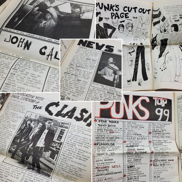 Punk Magazine #11 Vintage 1977 Clash Paul Simonon John Cale Holmstrom - Picture 4 of 13